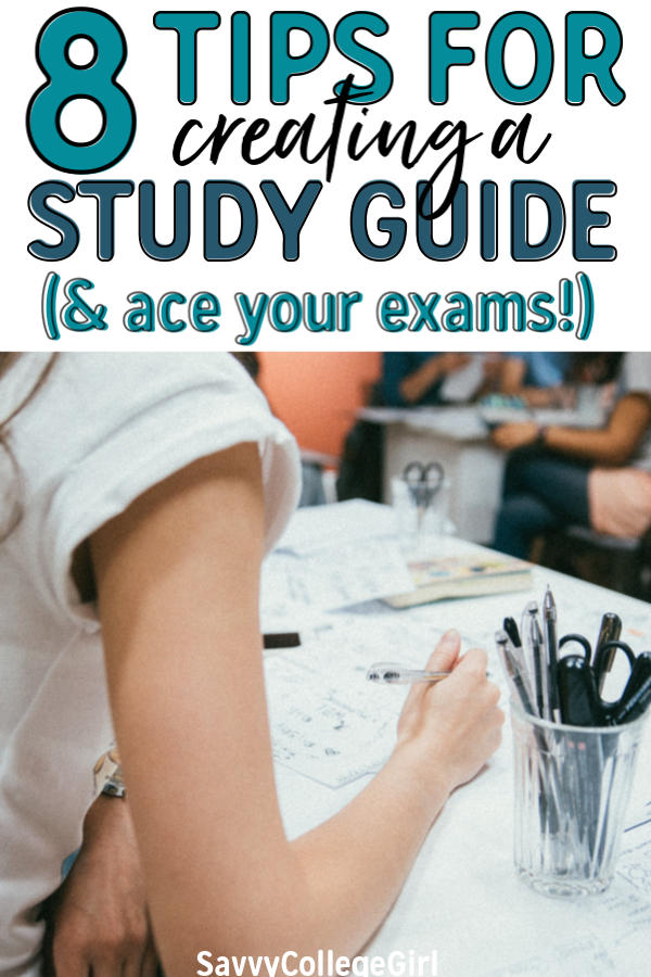 How To Create A College Study Guide | Study guides are amazing tools to learn and ace your exams with. Get started on the right foot in college and make a study guide #studyguide #college #studying