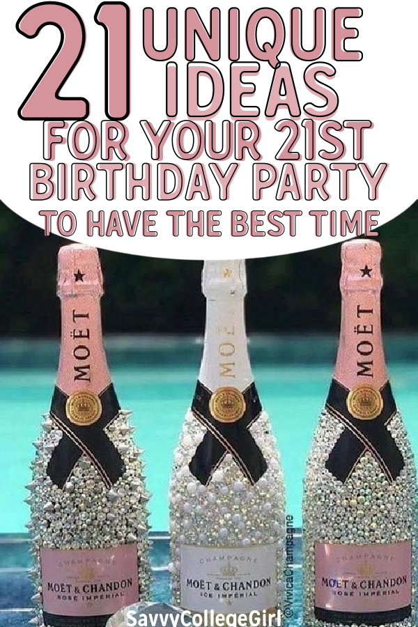 Planning a 21st birthday party is SO MUCH fun! Although some might not approve of all of these 21st birthday ideas, they are hilarious and a fun way to celebrate your day! #21stbirthday #21stbirthday #21stbirthdaydecorations #21stbirthdayideas #21stbirthdayideasfordaughter
